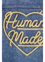 Džínová bunda Human Made Denim Work pánská, tmavomodrá barva, přechodná, HM26JK008