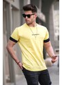 Madmext Men's Yellow T-Shirt 4977