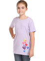 Dětské triko nax NAX ZALDO pastel lilac