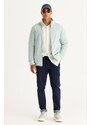 AC&Co / Altınyıldız Classics Men's Cagla Anti-pilling Anti-Pilling Standard Fit High Bato Collar Sweatshirt Fleece Jacket