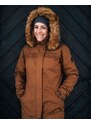 Dámský zimní kabát Kilpi PERU-W Hnědá