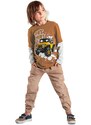 mshb&g Mushi Jeep Boys T-shirt Gabardine Pants Suit