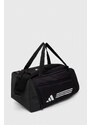 Sportovní taška adidas Performance Essentials 3S Dufflebag S černá barva, IP9862