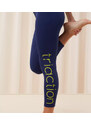 Dámské legíny Cardio RTW 7/8 High Waist Leggings Logo - TWILIGHT BLUE - modré 2297 - TRIUMPH