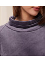 Dámský top Cozy Comfort Velour Sweater - GRAY - šedý 00JA - TRIUMPH