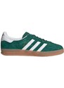 Semišové sneakers boty adidas Originals Gazelle Indoor zelená barva, IG1596