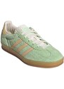 Semišové sneakers boty adidas Originals Gazelle Indoor zelená barva, IE2948