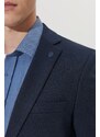 ALTINYILDIZ CLASSICS Men's Navy Blue Slim Fit Slim Fit Monocollar Navy Blue Suit.