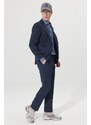 ALTINYILDIZ CLASSICS Men's Navy Blue Slim Fit Slim Fit Monocollar Navy Blue Suit.