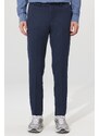 ALTINYILDIZ CLASSICS Men's Navy Blue Slim Fit Slim Fit Monocollar Navy Blue Suit.