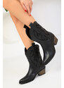 Soho Women's Black Boots & Bootie 18629