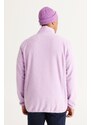 AC&Co / Altınyıldız Classics Men's Lilac Anti-pilling Anti-Pilling Standard Fit High Bato Collar Sweatshirt Fleece Jacket