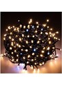 Flamenco Mystique Dekorativní Vánoční LED Osvětlení 500 Světel, Bílá + Blikající Bílá, Délka 35,5 Metru