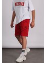 Madmext Men's Red Regular Fit Shorts 5401