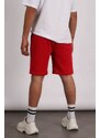 Madmext Men's Red Regular Fit Shorts 5401