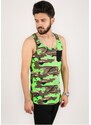 Madmext Camouflage Green Undershirt 2272