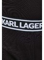 Overal Karl Lagerfeld černá barva, s výstřihem do v