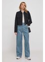 Kalhoty Calvin Klein Jeans dámské, jednoduché, high waist