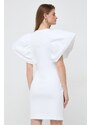 Šaty Karl Lagerfeld bílá barva, mini