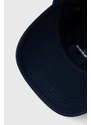 Bavlněná baseballová čepice Tommy Jeans tmavomodrá barva, s aplikací
