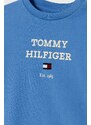 Kojenecké tričko s dlouhým rukávem Tommy Hilfiger s potiskem