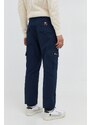 Kalhoty Tommy Jeans pánské, tmavomodrá barva