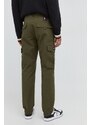 Kalhoty Tommy Jeans pánské, zelená barva