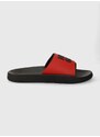 Pantofle HUGO Nil pánské, červená barva, 50497864