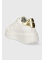 Kožené sneakers boty Karl Lagerfeld ANAKAPRI bílá barva, KL63510A