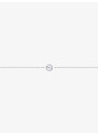 Stříbrný náramek Tender Secret s kubickou zirkonií Preciosa, jednoduchý