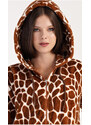 Vienetta Secret dámský overal na spaní teplý Žirafa, vel. S