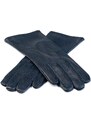 BOHEMIA GLOVES Dámské tmavě modré kožené rukavice