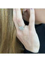 MAJYA Stříbrný prsten LAURA se zirkony 10053/6