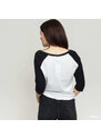 Dámské tričko Urban Classics Ladies 3/4 Contrast Raglan White/ Black