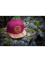 Woodfi Dřevěný snapback Zebrano Červená