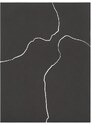 Černobílý abstraktní plakát Kave Home Keilani 28 x 21 cm