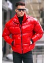 Madmext Red Shiny Basic Down Jacket 5993