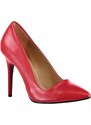 Fox Shoes Red Women's Heeled Shoes