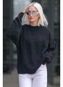 Madmext Black Basic Knitwear Sweater