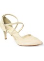 Fox Shoes Beige Women's Heeled Shoes