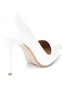 Fox Shoes Women's White Heeled Shoes