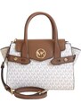 Kabelka Michael Kors Carmen medium logo flap vanilla