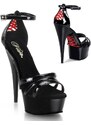 Pleaser Boty s platformou DEL662/B/M DELIGHT-662