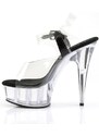 Pleaser Boty s platformou DEL608/C-B/C DELIGHT-608