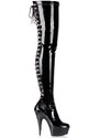 Pleaser Dámské kozačky DEL3063/B/M DELIGHT-3063