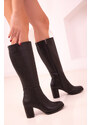 Soho Black Women's Boots 18523