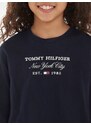 Tmavě modré holčičí tričko Tommy Hilfiger - Holky