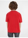 Červené klučičí tričko Tommy Hilfiger - Kluci