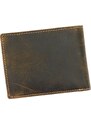 Pánská kožená peněženka Nordee MSD-01 N992 HUNTER hnědá