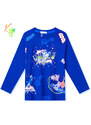 Chlapecké tričko s dlouhým rukávem - KUGO HC9305 modré